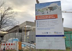 Neue Schwimmhalle In Jena Feiert Richtfest 00000